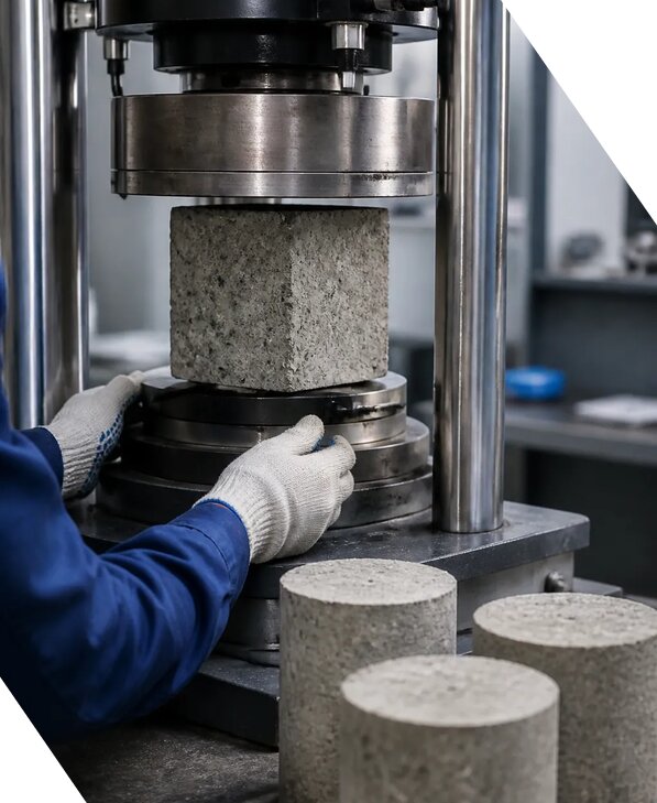 Испытание образцов бетона для строительных конструкций в Соли-Илецке