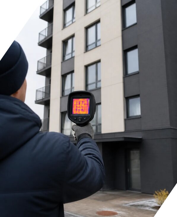 Тепловизионное обследование зданий в Соли-Илецке от 5209 р. | ЭкспертизаРоссия